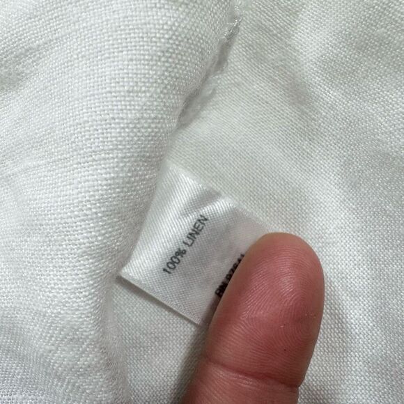 J Jill Pure Top Womens XL Linen Oversized Pullover Crewneck Flowy Lagenlook - Picture 4 of 8